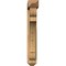 Ekena Millwork Olympic Arts and Crafts Rough Sawn Bracket w/ Offset Brace, Western Red Cedar, 6"W x 28"D x 40"H BKT0604X28X40OLY03RWR - alternate 2